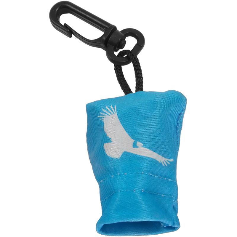 Kondor Blue Microfiber Lens Wipe Cloth with Pouch and Clip